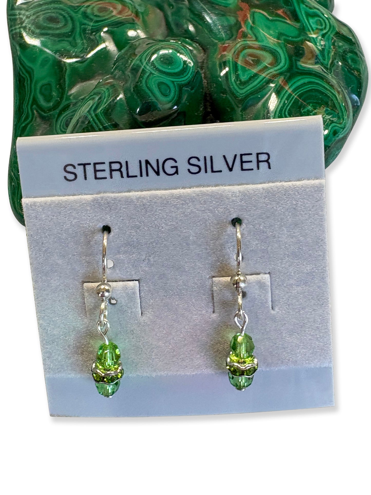 Peridot Crystals Earrings