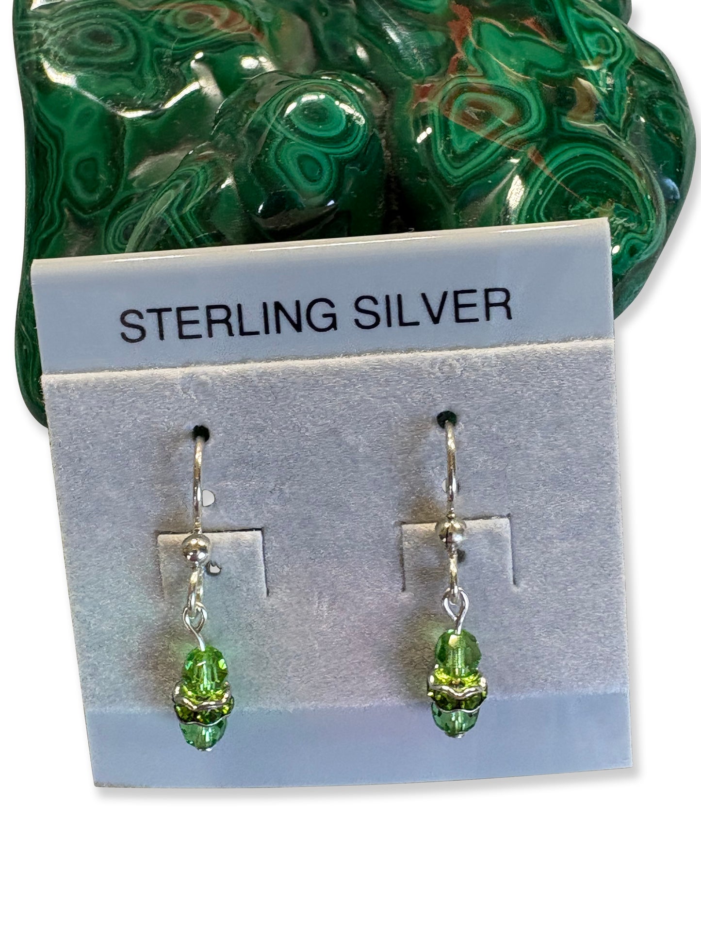 Peridot Crystals Earrings