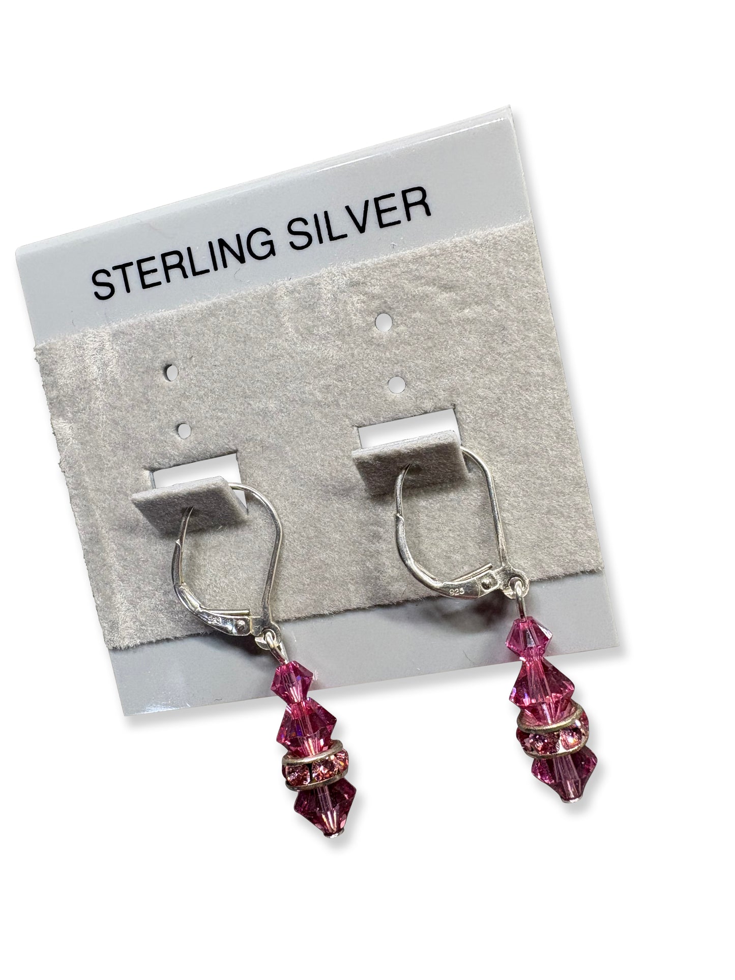 Light Rose Crystals Earrings