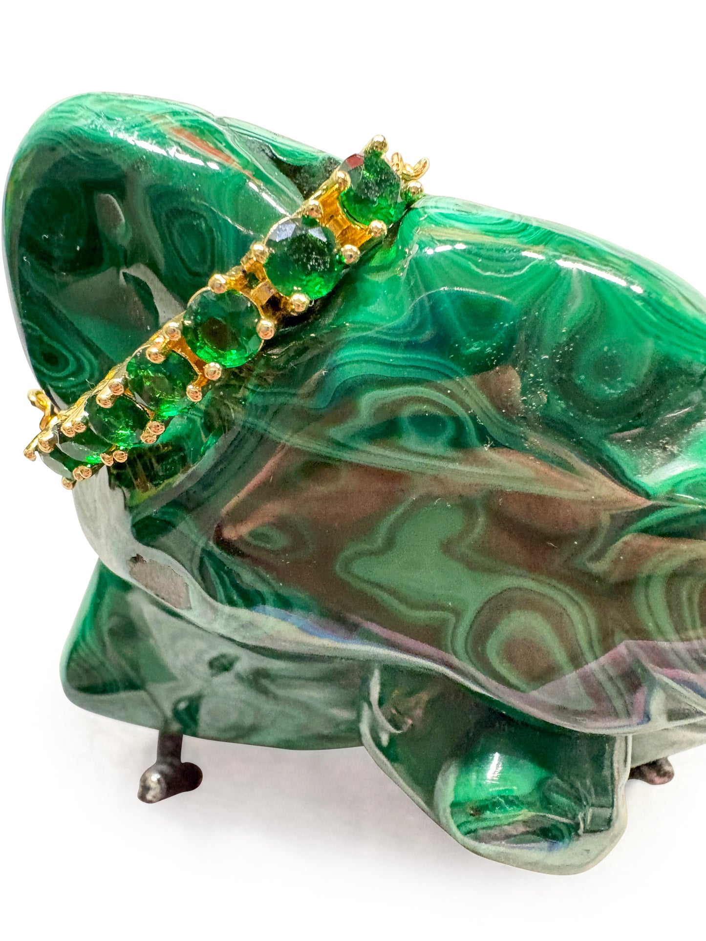 Emerald CZ 7" Gold Bracelet