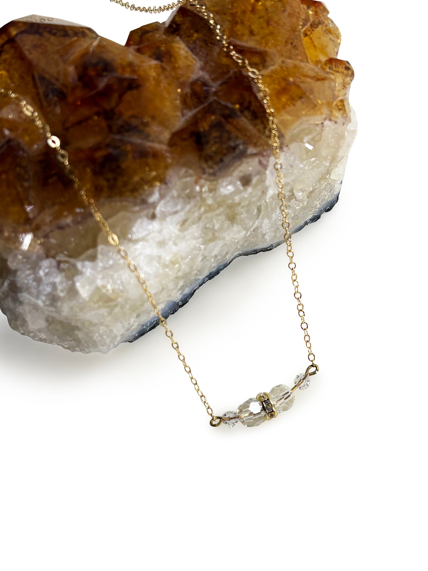 Clear Crystals 17" Necklace