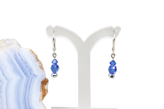 Sapphire Crystals Earrings