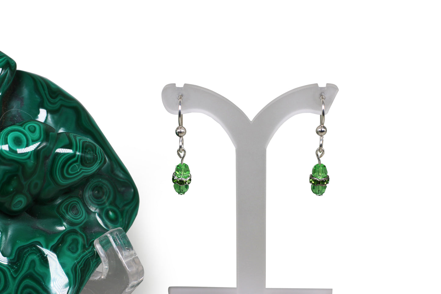 Peridot Crystals Set