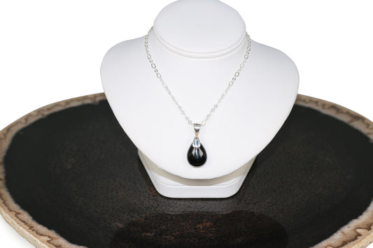 Black Obsidian 18" Necklace