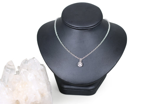 Clear Crystal 18" Necklace