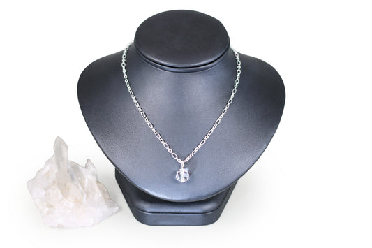 Chessboard Crystal 18" Necklace