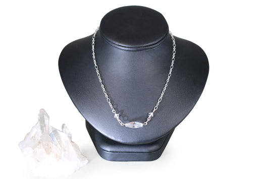 Clear Crystals 18" Necklace