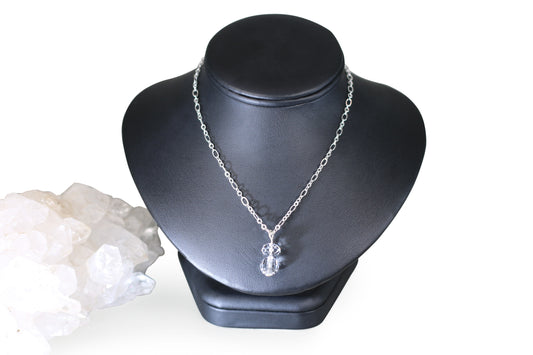 Chessboard Crystals 18" Necklace