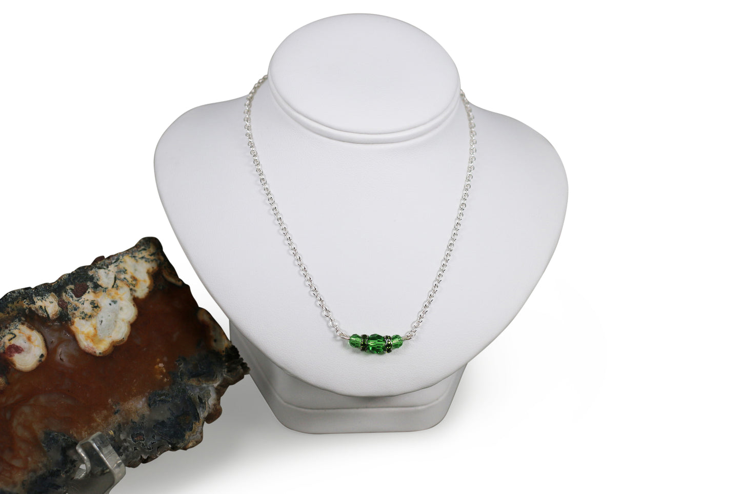 Peridot Crystals Set