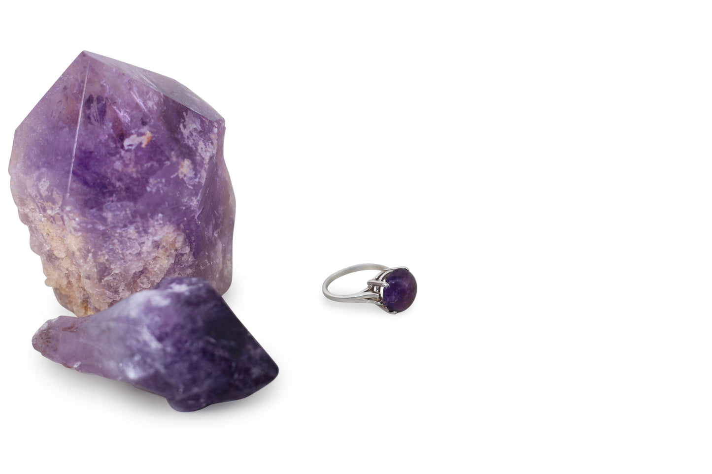 Amethyst Gemstone Size 7 Ring