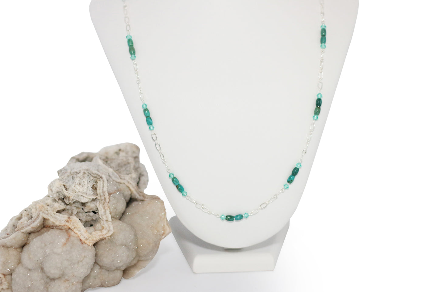 Turquoise & Crystals Set