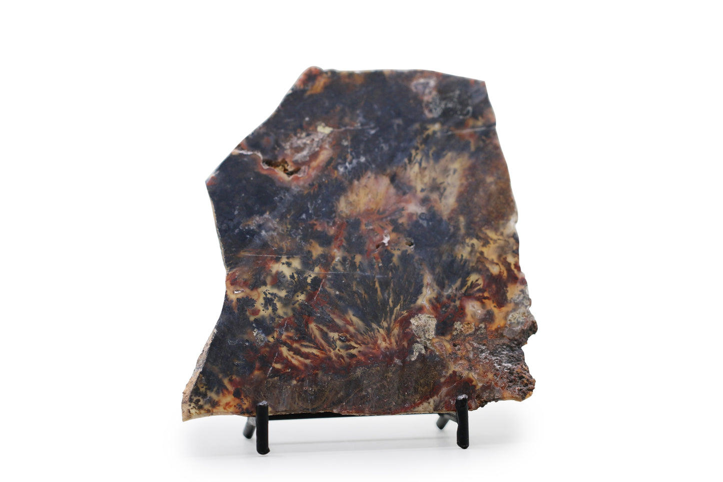 West Texas Red & Black Plume Agate