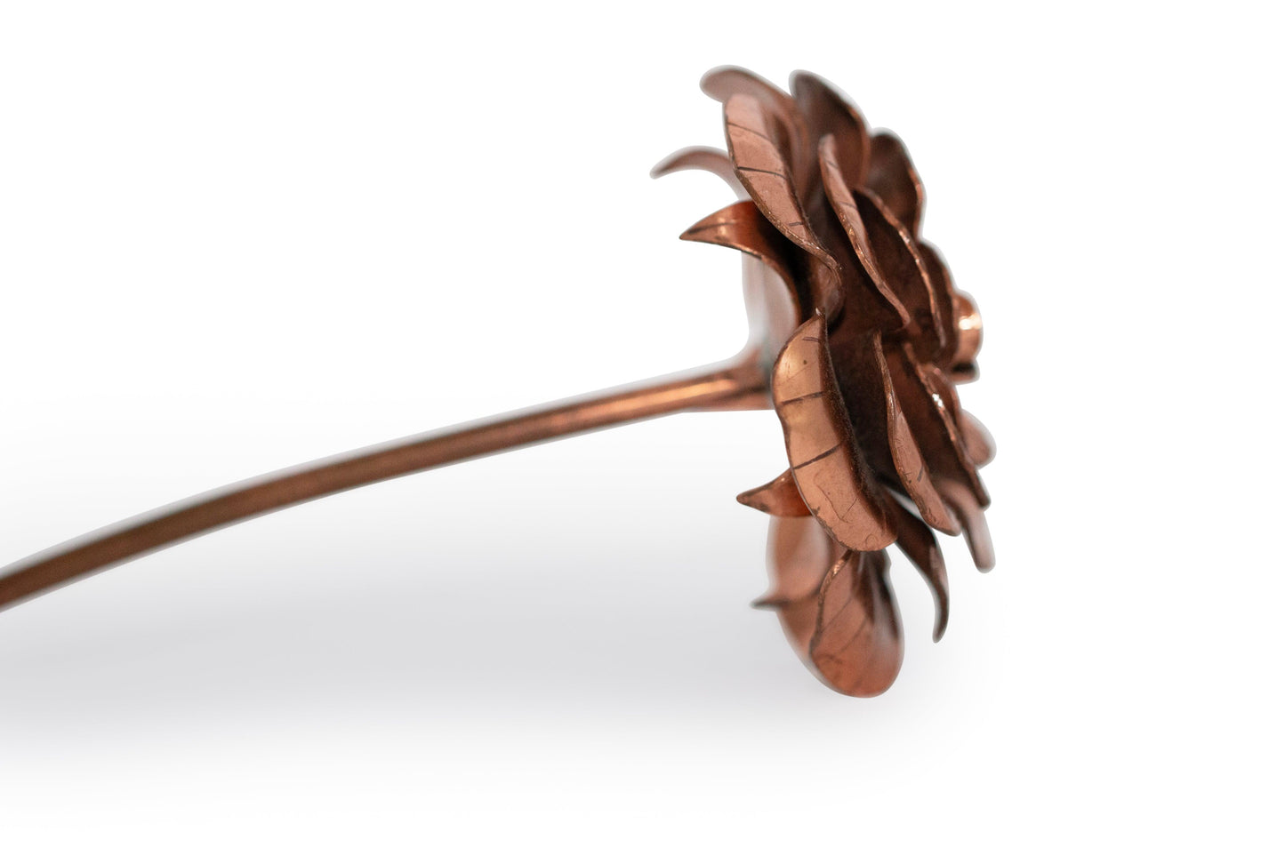 Handcrafted Copper Rose - Annabel's Jewelry & Leather