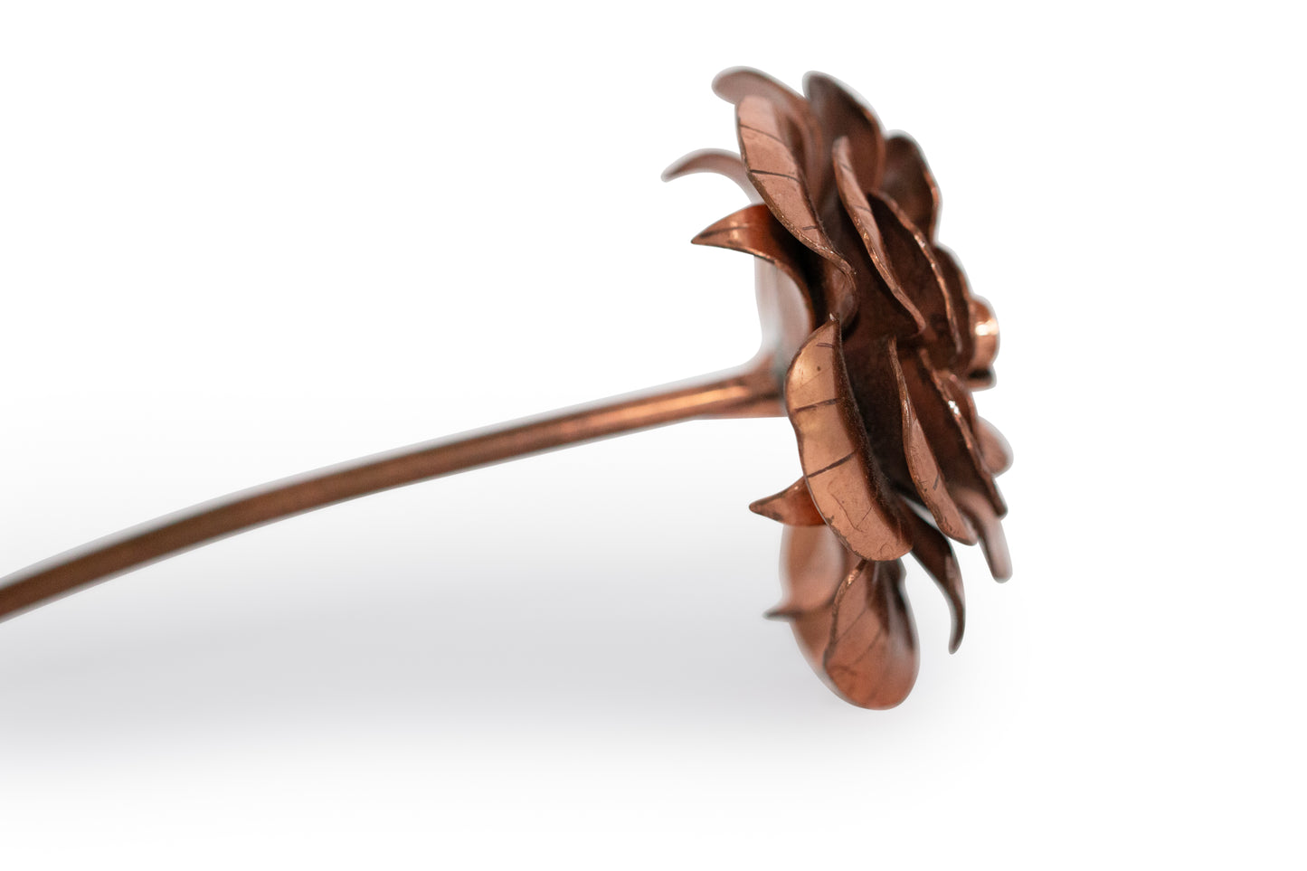 Handcrafted Copper Rose