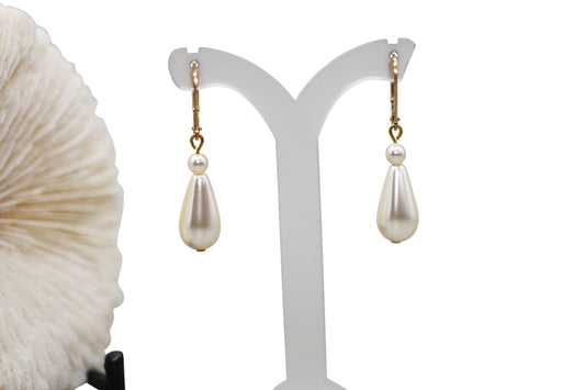 Creamrose Pearls Earrings
