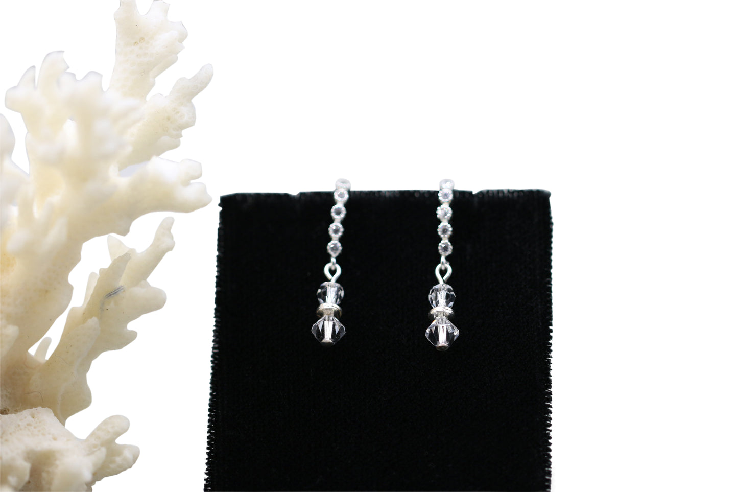 Clear CZ Earwires