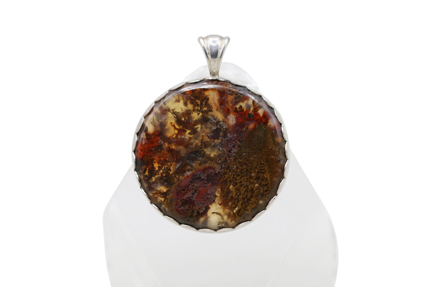 West Texas Plume Agate Cabochon