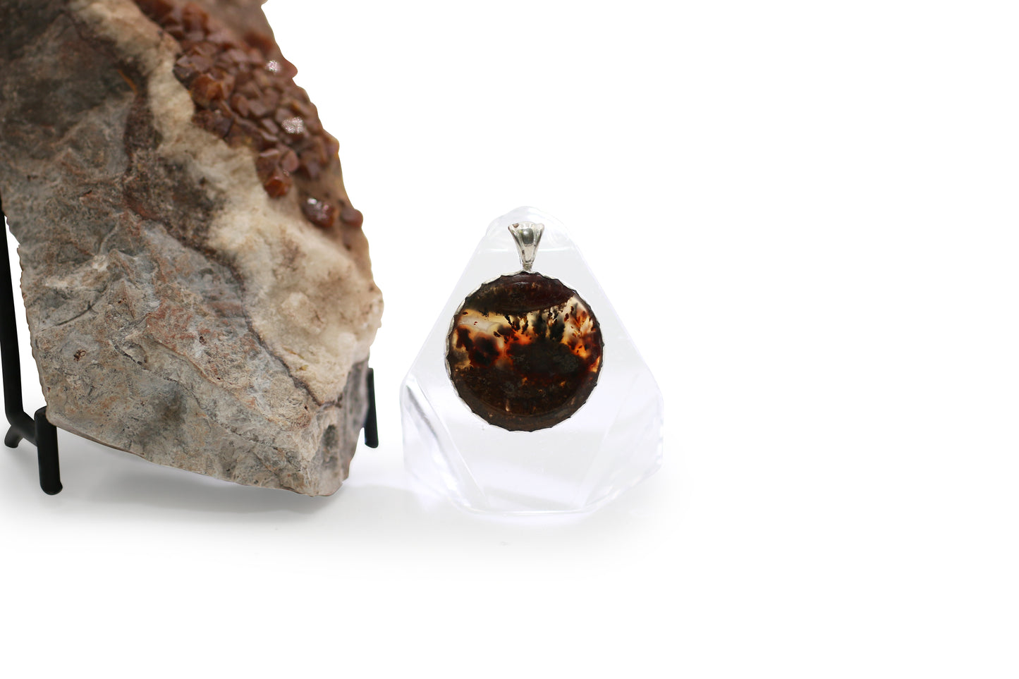 West Texas Plume Agate Cabochon