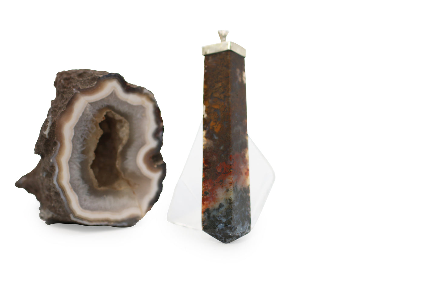 West Texas Plume Agate Pendant