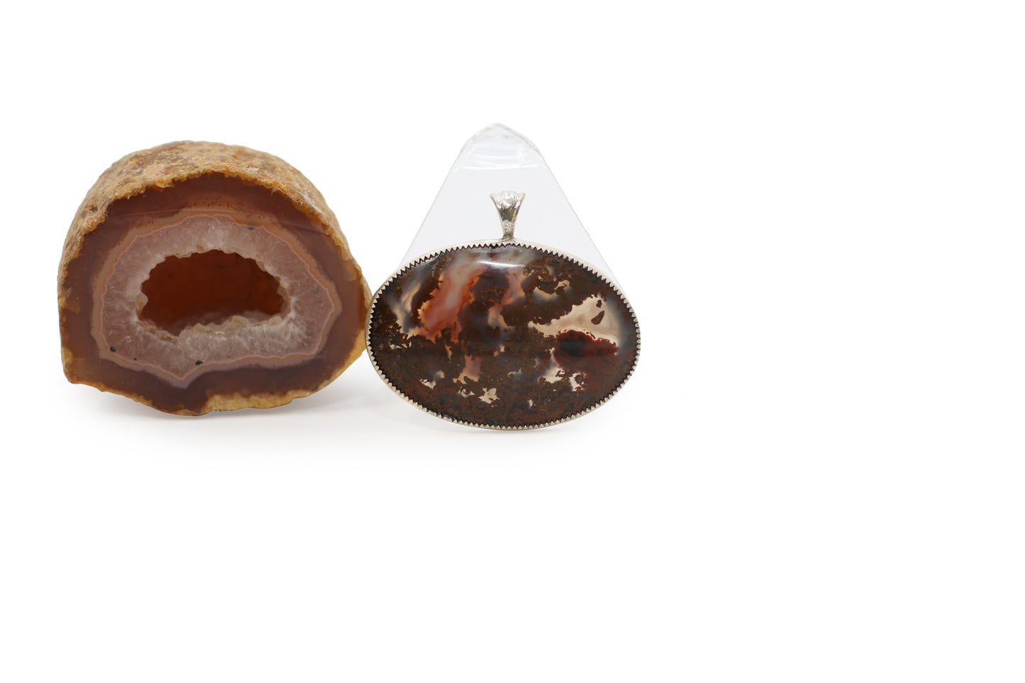 West Texas Plume Agate Cabochon