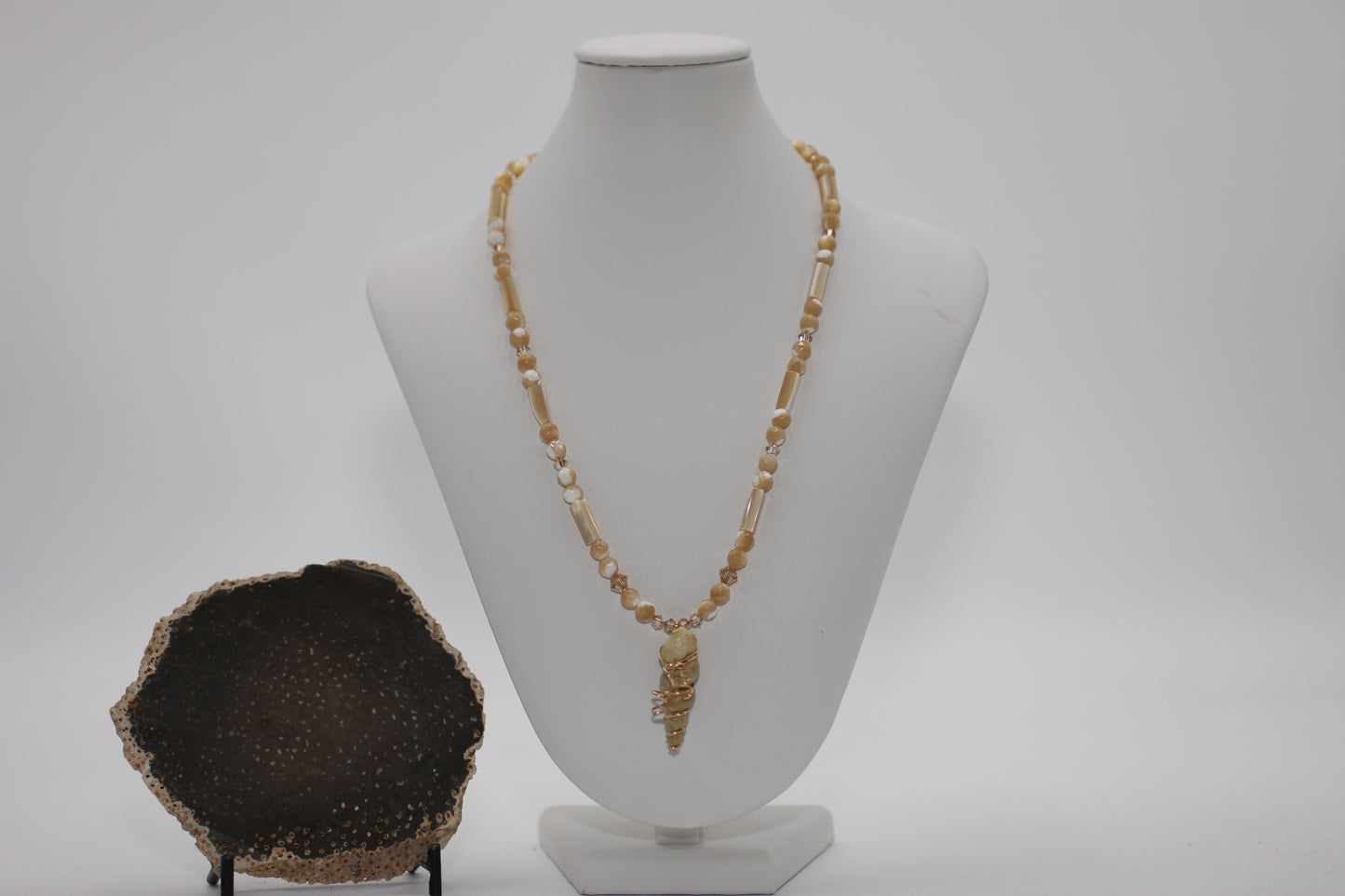 Texas Turritella Fossil Wire Wrap