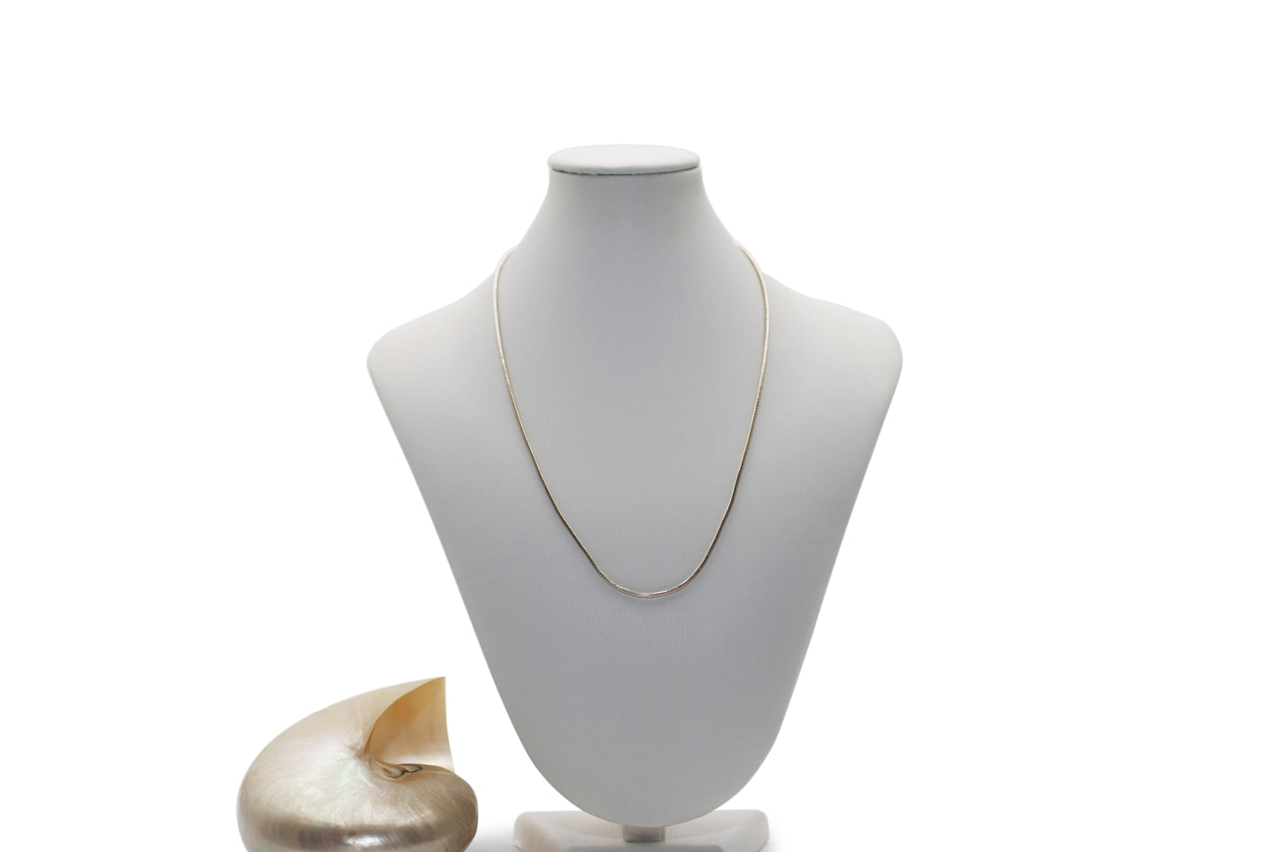 Sterling Silver 18" Snake Chain Necklace