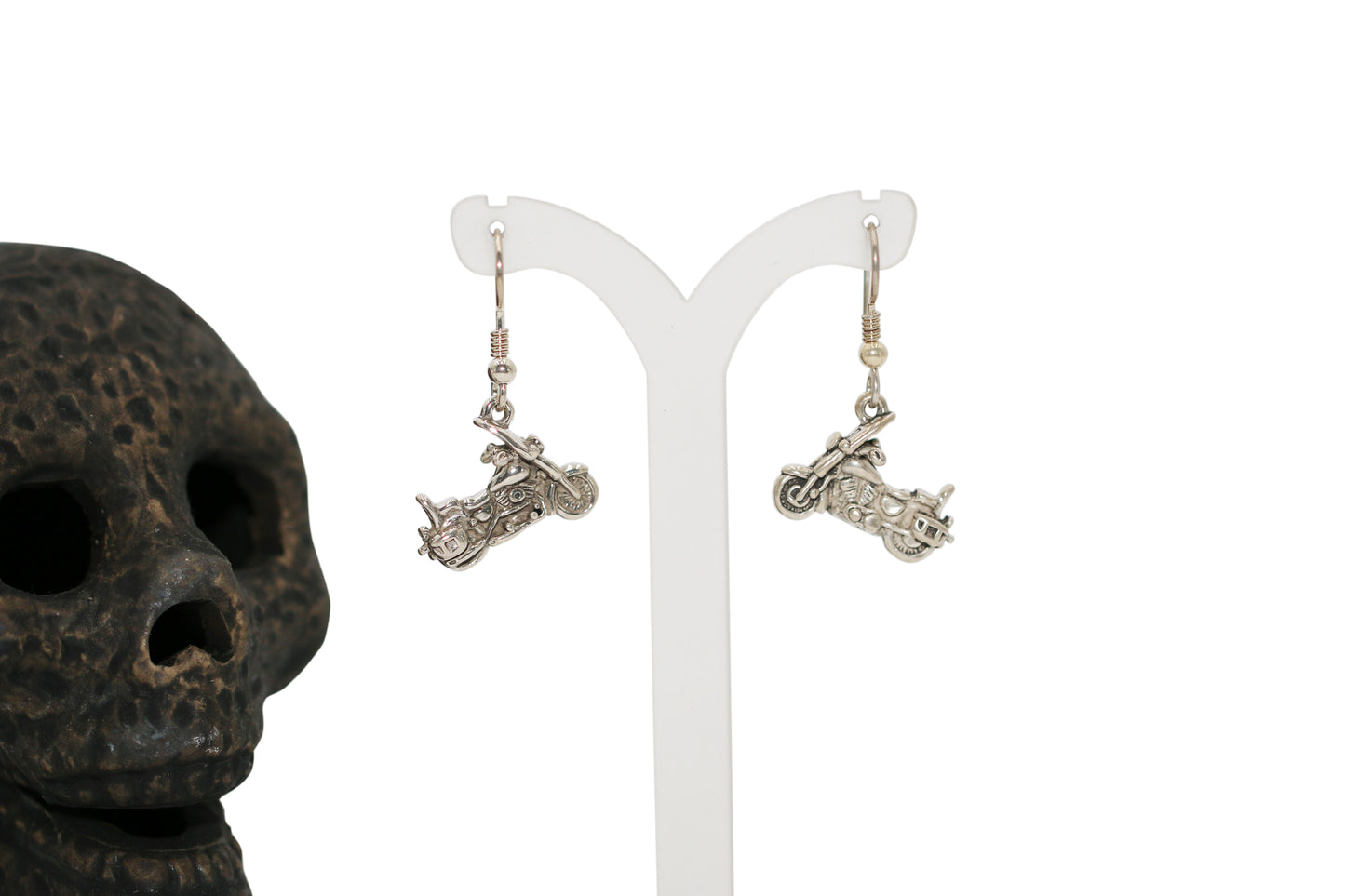 Motorcycle Charm Earrings