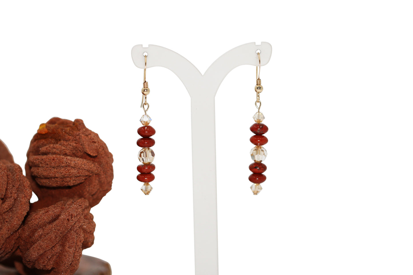 Red Plume Agate Set