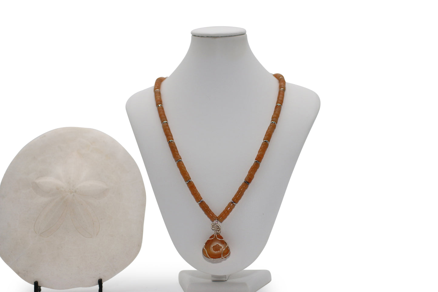 Agate Geode 25" Necklace