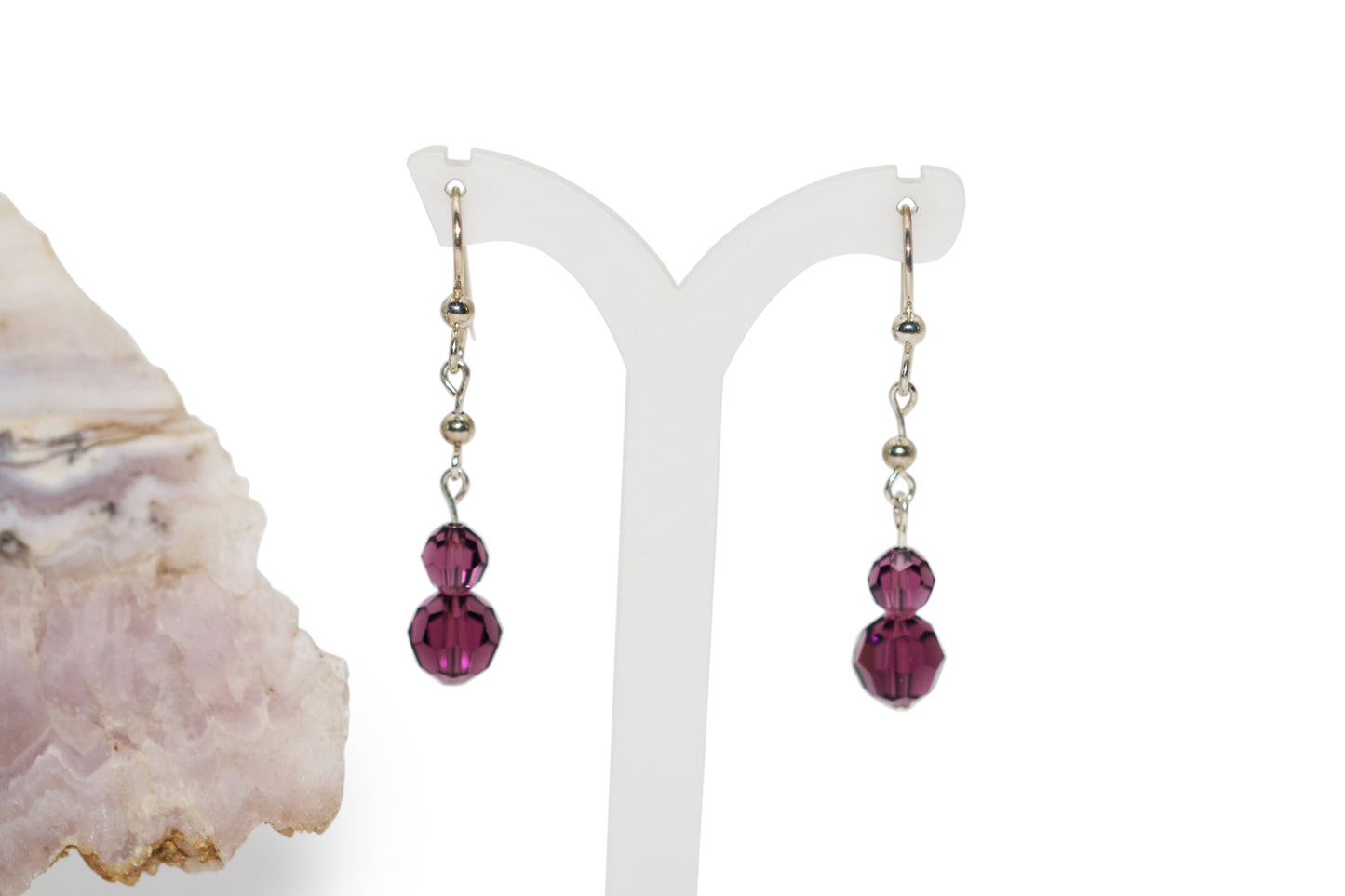 Amethyst Crystals Earrings