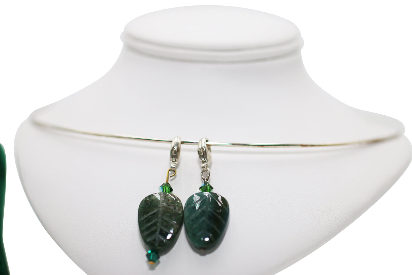 Green Moss Agate 16" Neckwire