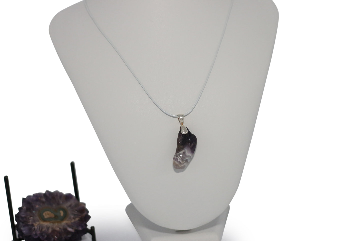 Amethyst Nugget 24" Necklace