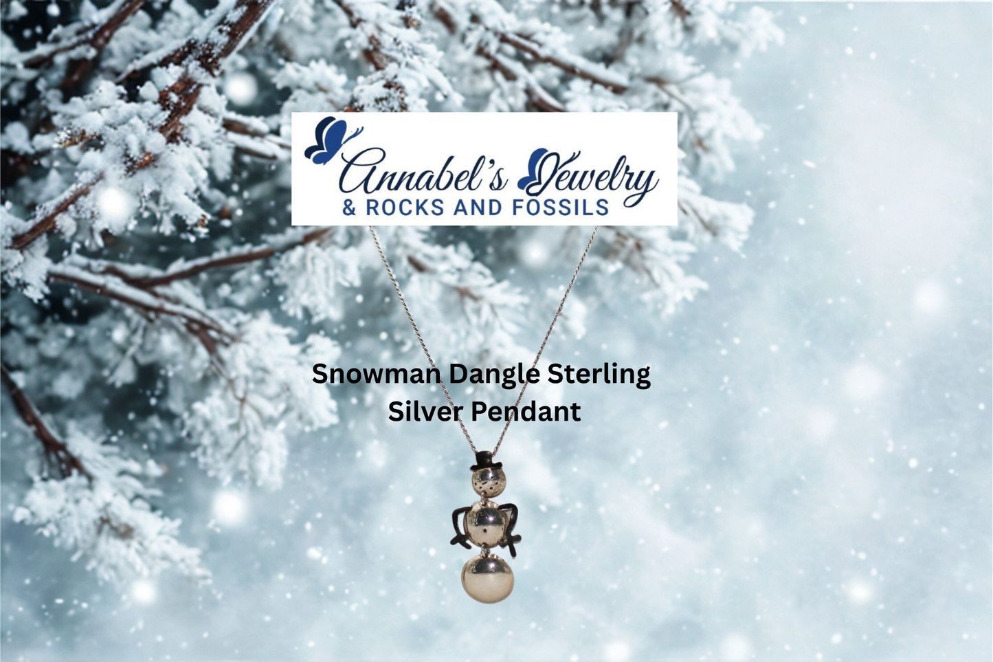 Snowman Dangle Pendant