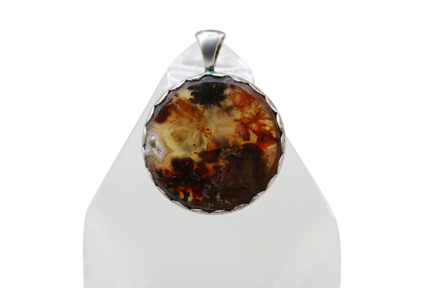 West Texas Plume Agate Cabochon