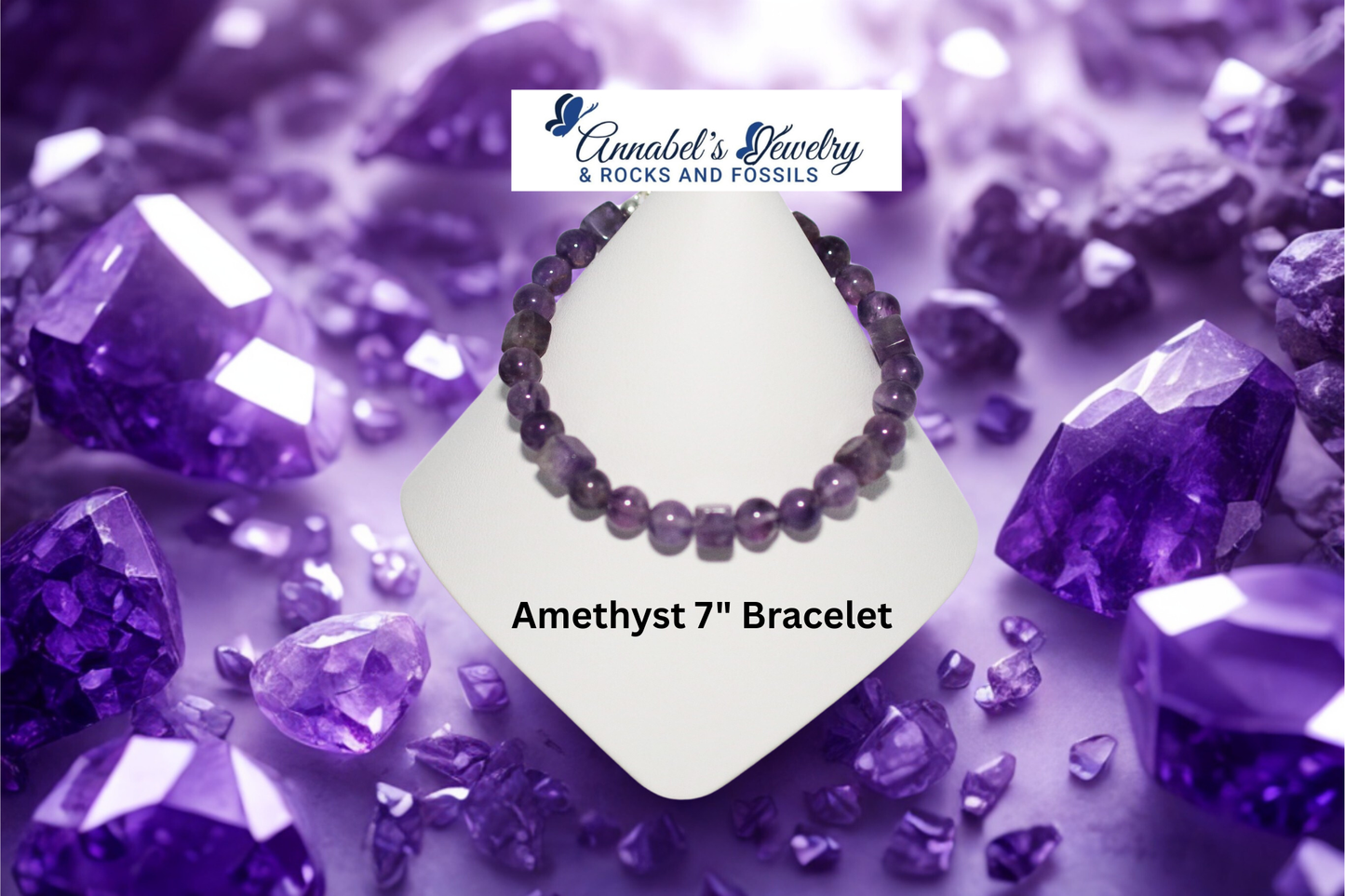 Amethyst 7" Bracelet