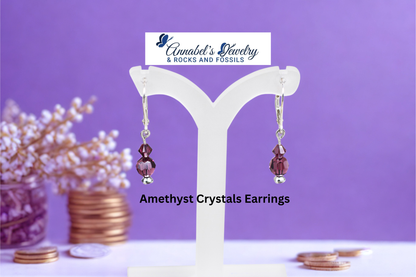 Amethyst Crystals Earrings