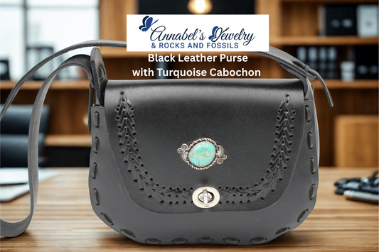 Black Leather Purse