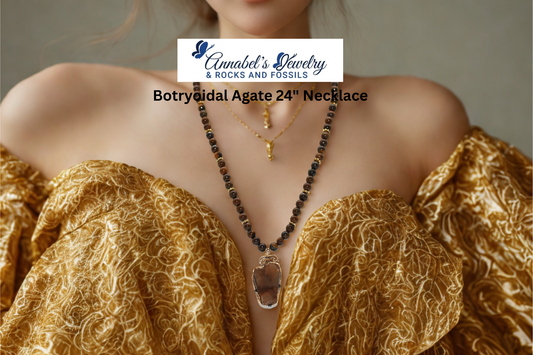 Botryoidal Agate 24" Necklace