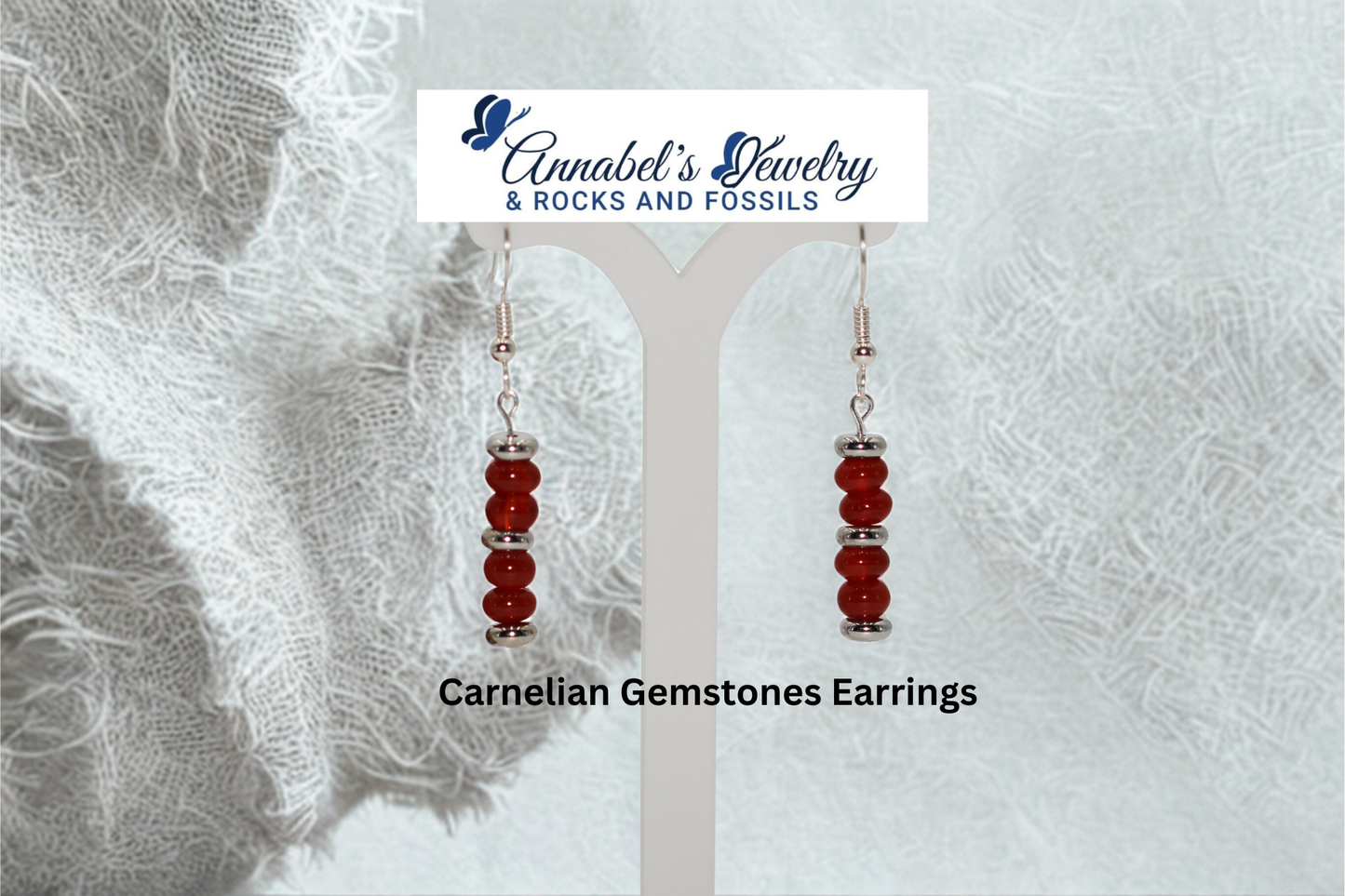 Carnelian Gemstones Earrings