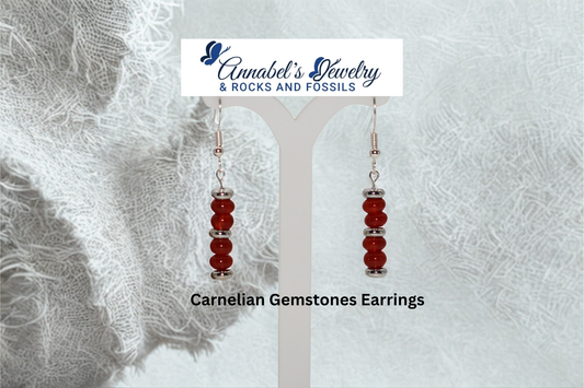 Carnelian Gemstones Earrings