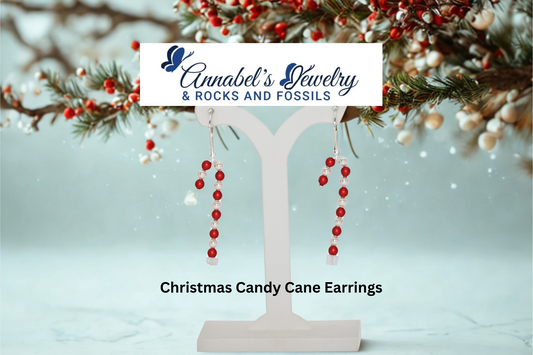 Christmas Candy Cane Earrings