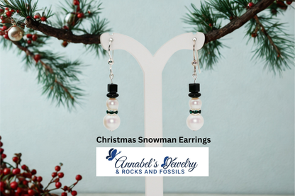 Christmas Snowman Earrings