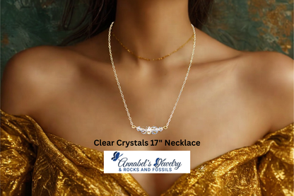 Clear Crystals 17" Necklace