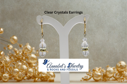 Crystals Rondelles Gold Set