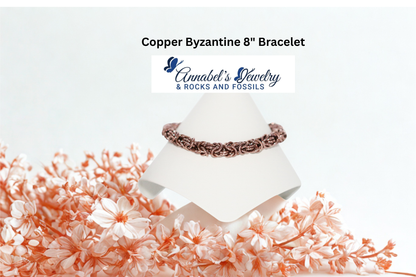 Copper Byzantine 8" Bracelet