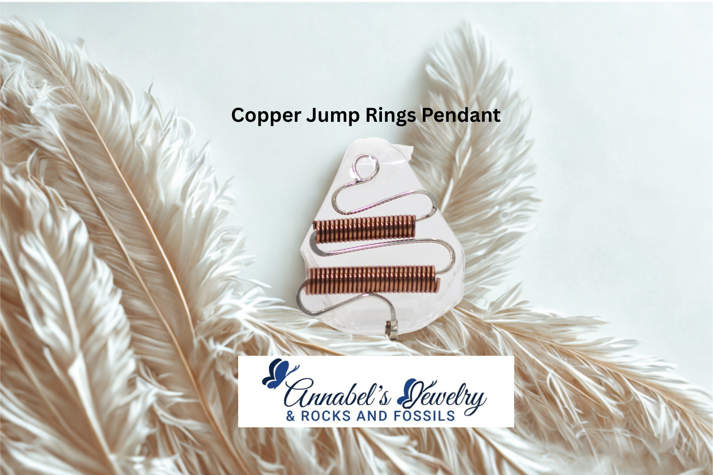 Copper Jump Rings Pendant