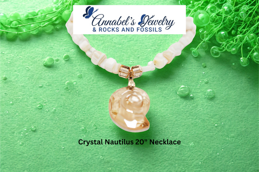 Crystal Nautilus 20" Necklace