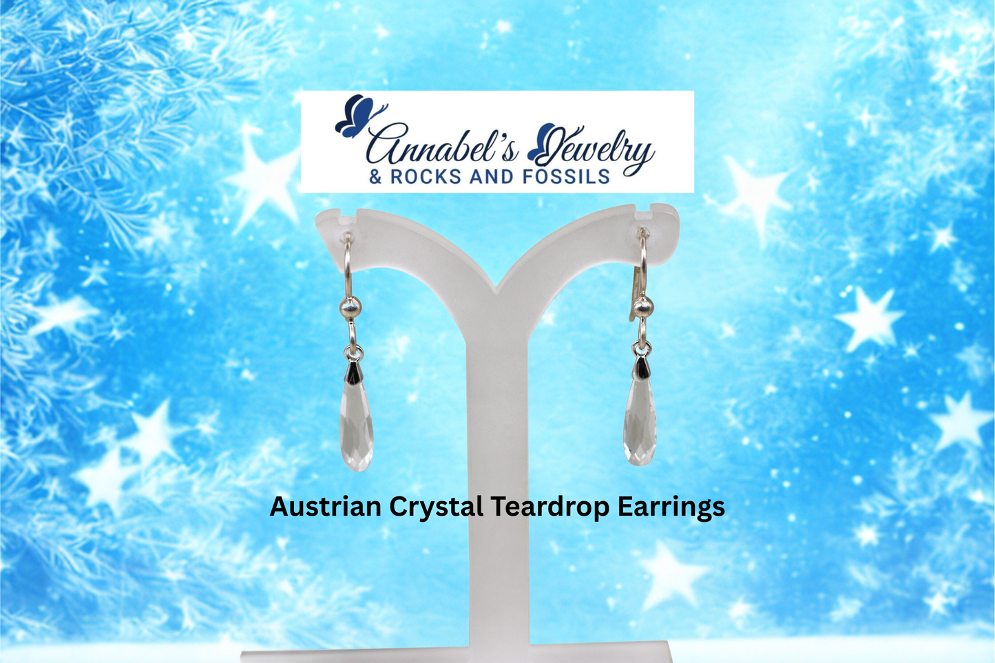 Crystal Teardrop Earrings