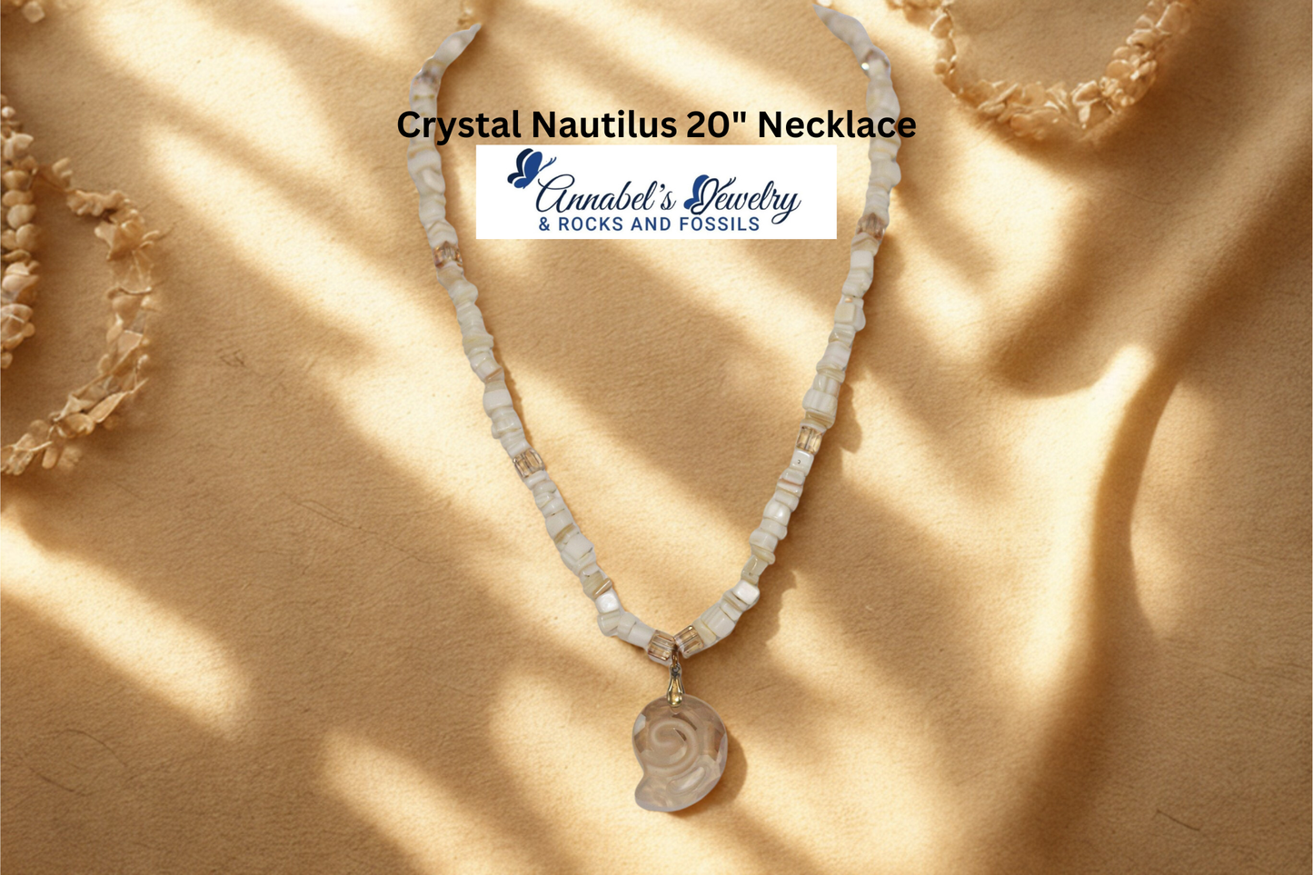 Crystal Nautilus 20" Necklace