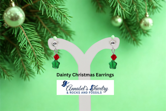 Dainty Christmas Earrings